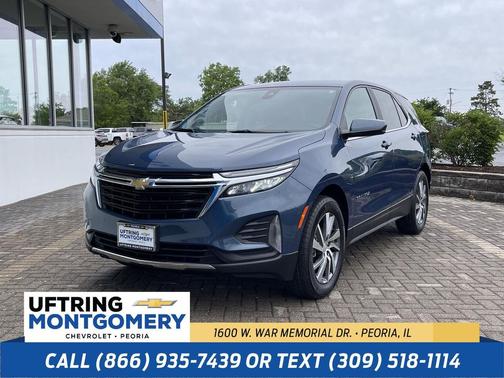 Lakeshore Blue Metallic 2024 Chevrolet Equinox 1LT