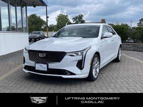 Summit White 2024 Cadillac CT4 Luxury