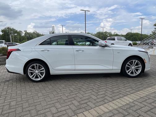 Summit White 2024 Cadillac CT4 Luxury