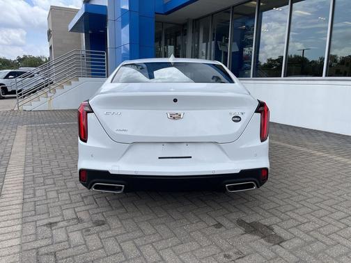 Summit White 2024 Cadillac CT4 Luxury