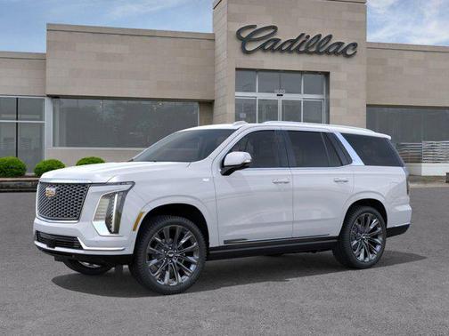 Vibrant White Tricoat 2026 Cadillac Escalade Sport Platinum