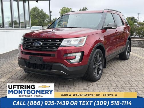 Ruby Red Metallic Tinted Clearcoat 2017 Ford Explorer XLT