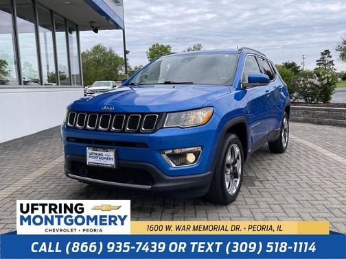 Laser Blue Pearlcoat 2021 Jeep Compass Limited