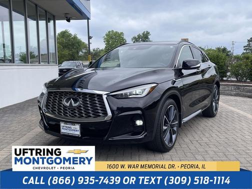 Black Obsidian 2025 INFINITI QX55 ESSENTIAL