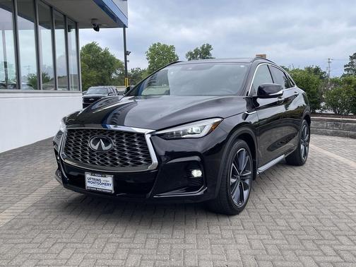 Black Obsidian 2025 INFINITI QX55 ESSENTIAL