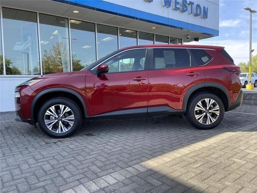 Scarlet Ember Tintcoat 2023 Nissan Rogue SV