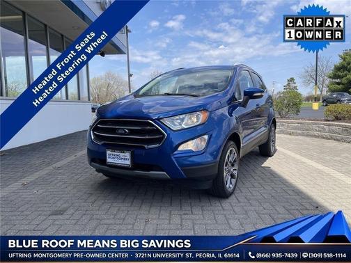 Blue Metallic 2021 Ford EcoSport Titanium