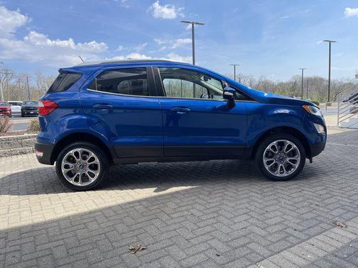 Blue Metallic 2021 Ford EcoSport Titanium