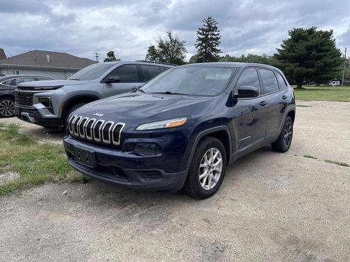 True Blue Pearlcoat 2015 Jeep Cherokee Sport