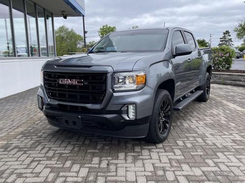 Satin Steel Metallic 2022 GMC Canyon Elevation