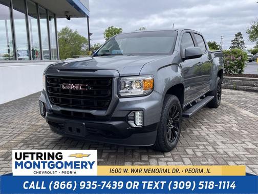 Satin Steel Metallic 2022 GMC Canyon Elevation