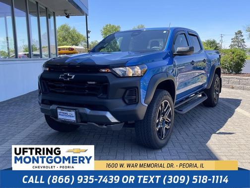 Glacier Blue Metallic 2023 Chevrolet Colorado Trail Boss