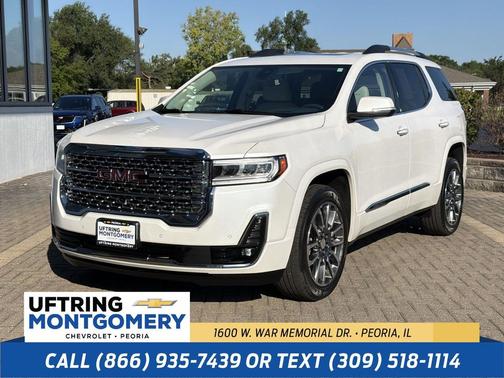 White Frost Tricoat 2020 GMC Acadia Denali