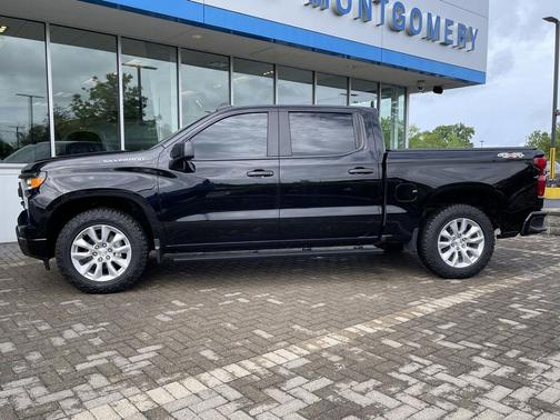 Black 2023 Chevrolet Silverado 1500 Custom