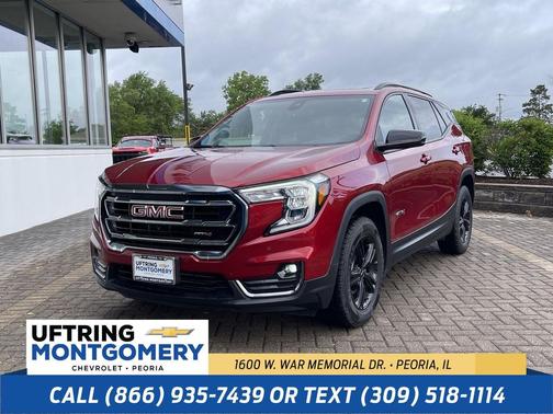 Volcanic Red Tintcoat 2024 GMC Terrain AWD AT4