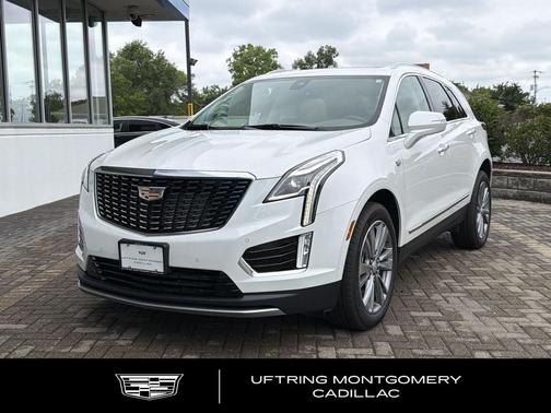 Crystal White Tricoat 2025 Cadillac XT5 Premium Luxury