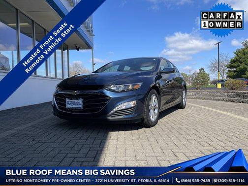 Northsky Blue Metallic 2020 Chevrolet Malibu FWD LT