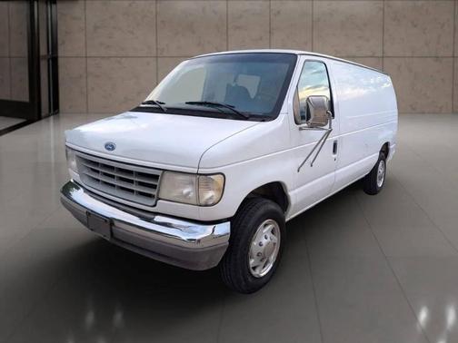 White 1995 Ford E250