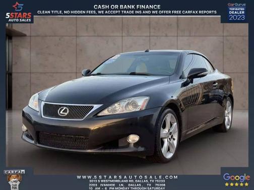2010 Lexus IS 250C Base (A6)
