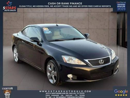 2010 Lexus IS 250C Base (A6)