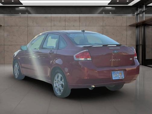 Red 2009 Ford Focus SES