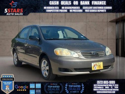 Gray 2007 Toyota Corolla CE