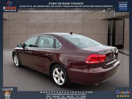 2013 Volkswagen Passat 2.5 SE