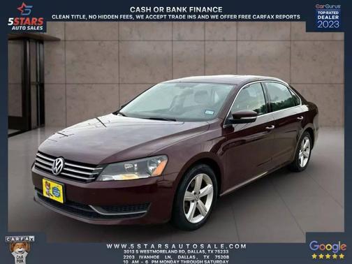 2013 Volkswagen Passat 2.5 SE