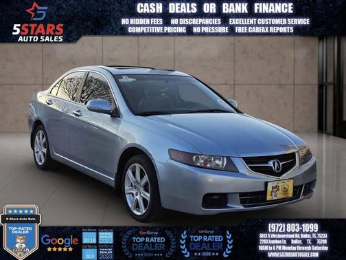 Blue 2005 Acura TSX