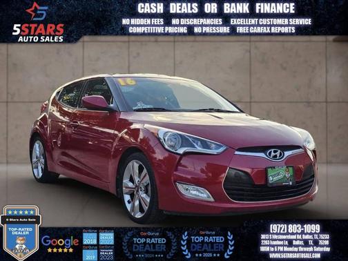 Boston Red 2016 Hyundai Veloster Base