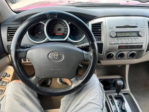 Red 2005 Toyota Tacoma PreRunner Double Cab