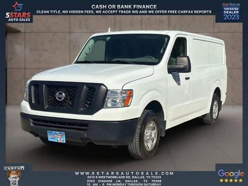 2021 Nissan NV Cargo NV1500 S V6/SV V6