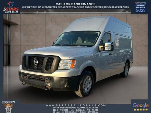 2019 Nissan NV Cargo NV2500 HD S/SV V6/V8