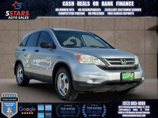 Silver 2010 Honda CR-V LX