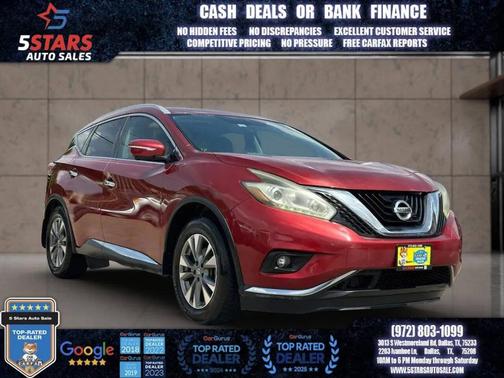 Cayenne Red 2015 Nissan Murano SL