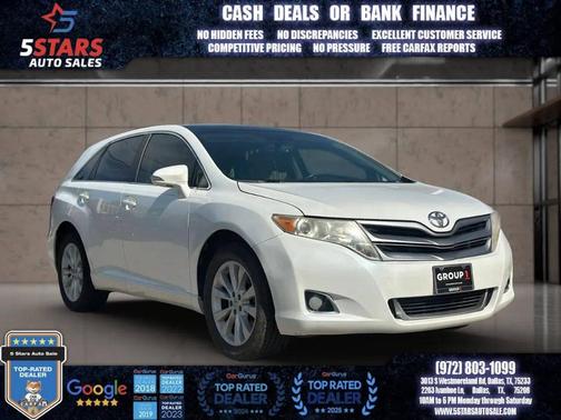 White 2014 Toyota Venza LE
