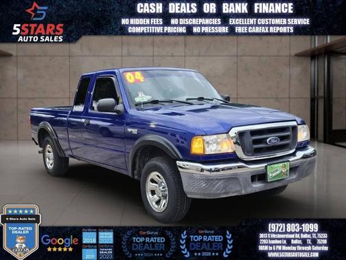 Blue 2004 Ford Ranger XLT