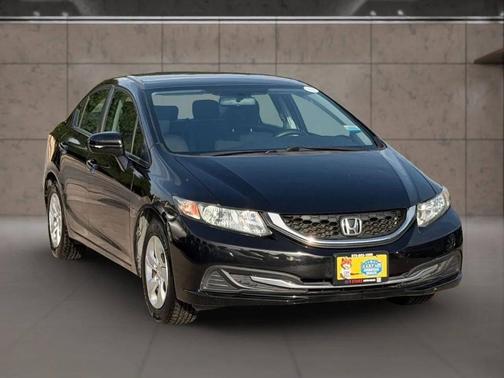 Black 2015 Honda Civic LX