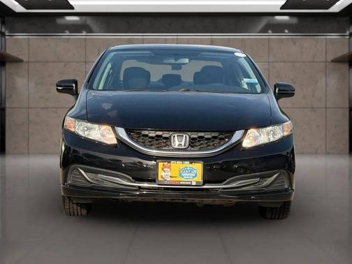 Black 2015 Honda Civic LX