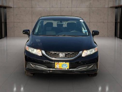 Black 2015 Honda Civic LX