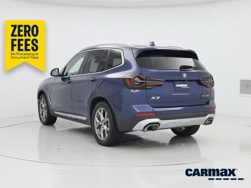 Blue 2022 BMW X3 XDrive30i