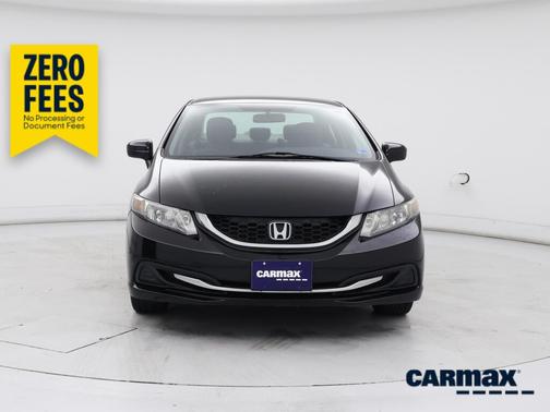 Black 2015 Honda Civic LX