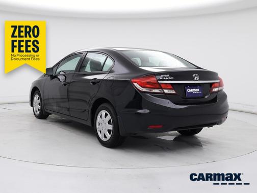 Black 2015 Honda Civic LX