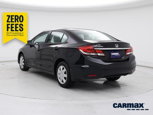 Black 2015 Honda Civic LX