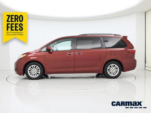 Red 2016 Toyota Sienna XLE