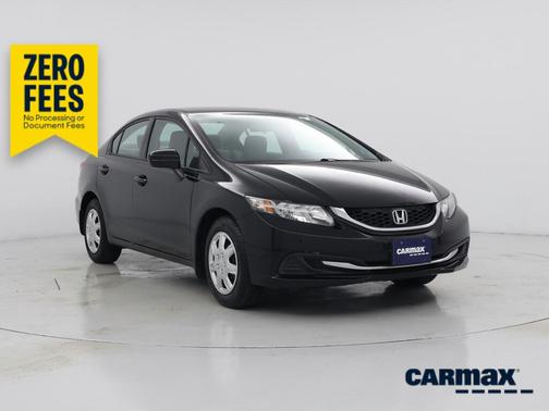 Black 2014 Honda Civic LX