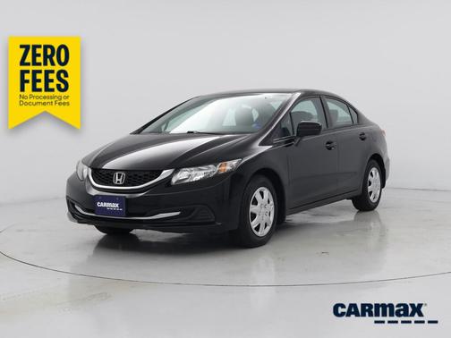 Black 2014 Honda Civic LX