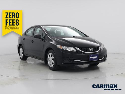 Black 2014 Honda Civic LX