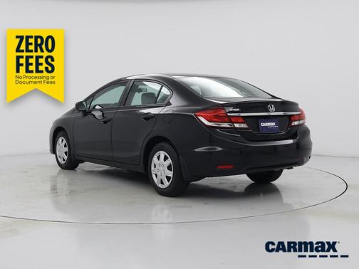 Black 2014 Honda Civic LX