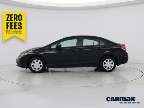 Black 2014 Honda Civic LX